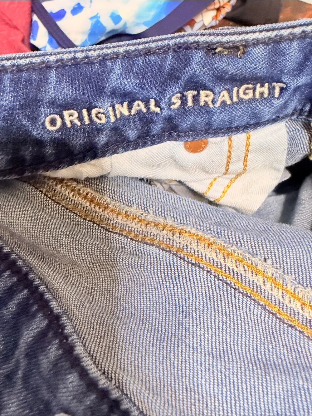 American Eagle Outfitters Men’s Blue Straight-Leg Jeans 34x30
